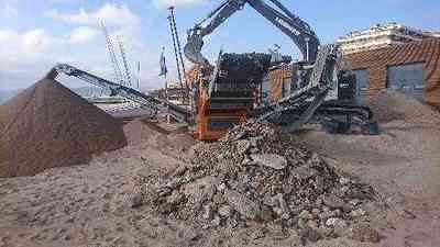 Concassage des inertes